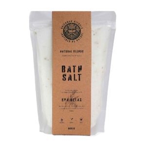 Greenman Rituals Oat & Honey Epsom badzout Spa Relax Blend 800 gram met haverstro en warme honinggeur voor wellness en ontspanning.