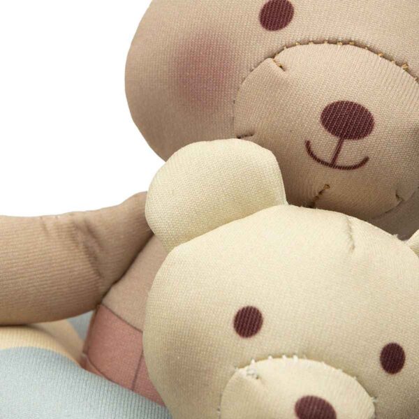 Jollein badpop Teddy Bear met afneembare zwemband en drijvend ontwerp voor baby's en peuters.
