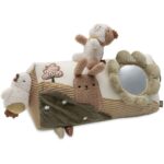 Jollein activiteiten driehoek Tiny Park met spiegel, hondje en konijntje voor baby's en tummy time.