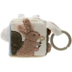 Jollein activiteitenkubus Tiny Park met kat, hond, uil en spiegel voor baby's.