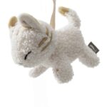 Jollein wagenspanner Tiny Park met hondje, katje, spiegel en belletjes. Ideaal speelgoed voor onderweg en de ontwikkeling van je baby.