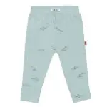 Frogs and Dogs broek Pilot Club in Gray Mist grijsgroen met vliegtuigprint en steekzakken aan de zijkant