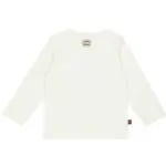 Frogs and Dogs peutershirt Little Hero Legend in White Alyssum gebroken wit met lange mouwen en FUTURE LEGEND-print