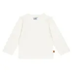 Frogs and Dogs shirt Pilot Club FD in White Alyssum gebroken wit met lange mouwen en groen pilotenembleem